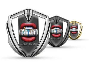 Badge Logo 3D Stile Pro Inox Scudo 3D